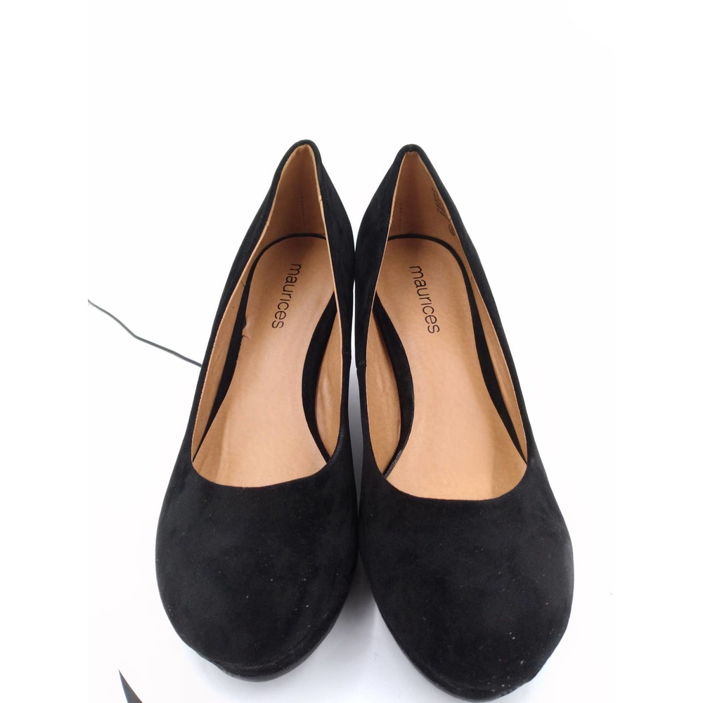 NIB Maurices 3.5" closed toe wedge black size 7 - Picture 2 of 6